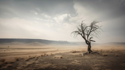 tree in the desert - generative ai 