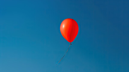 red balloon in the sky - generative ai 