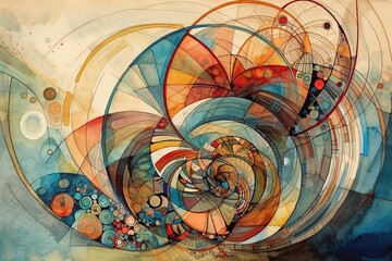 Intricate Spirals of Artistic Expression, Generative AI
