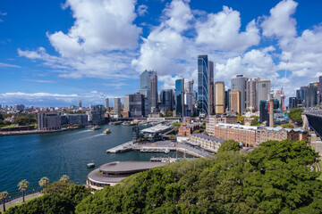 Sydney Skyline From The Harbour Bridge in Australia