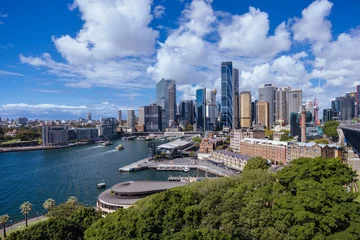 Zelfklevend Fotobehang Sydney Skyline From The Harbour Bridge in Australia © FiledIMAGE