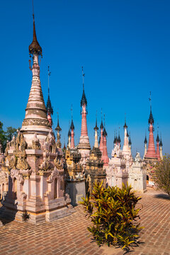 Kakku Pagodas (Mwe Taw Kakku Pagodas Complex), Inle Lake, Shan State