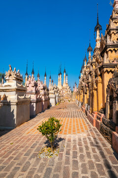 Kakku Pagodas (Mwe Taw Kakku Pagodas Complex), Inle Lake, Shan State