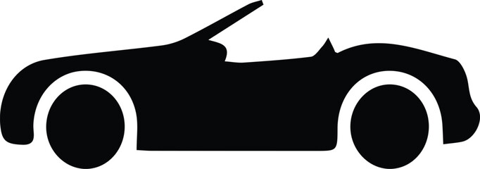 Vector Silhouette of Car