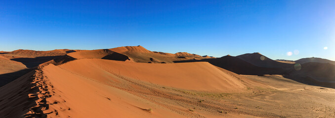 Fototapeta na wymiar Sand Dunes of the Sossusvlei in Namibia