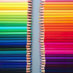 all shades of colors pencil’s