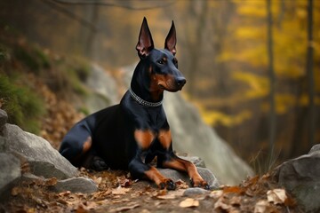 Doberman Pinscher Generative AI