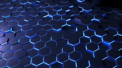 hexagon geometry 3d, background, ai, ai generated, generated. In geometry, a hexagon can be defined as a closed two-dimensional polygon with six sides.