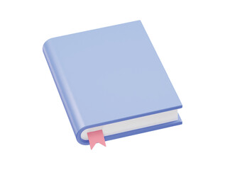 Book icon 3d rendering vector illustration