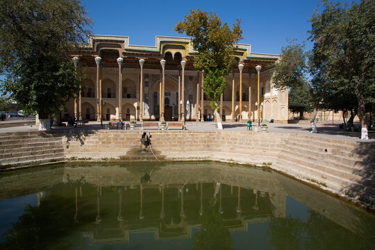 Bolo Hauz Mosque, UNESCO World Heritage Site, Bukhara