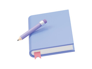 Book icon 3d rendering vector illustration
