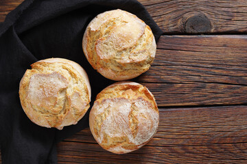 Freshly baked bread
