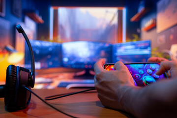 Hands Configure a Smartphone as a Wireless PC Gaming Controller