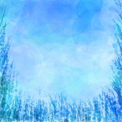 草原　空　イラスト