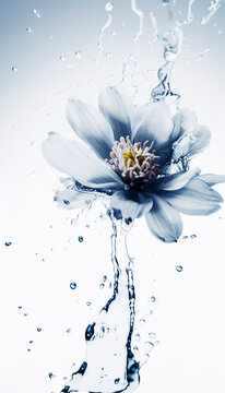 Fototapeta Laser-Sharp Flower Photography: Capturing Beauty in High-Definition - Generative ai