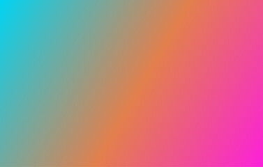 turquoise blue orange pink magenta Color gradient background	

