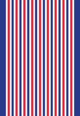 vertical striped pattern seamless France flag color blue white red template lines vector illustration
