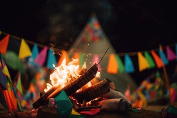 Junina Party - Festa Junina - Brazil - Created with Generative ai
