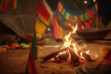 Junina Party - Festa Junina - Brazil - Created with Generative ai