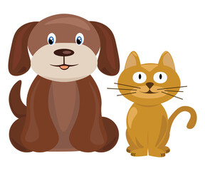 national pet month cartoon illustration