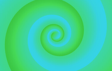 Hypnotic spiral Optical illusion background Vector illustration