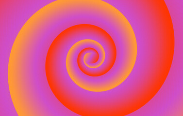 Hypnotic spiral Optical illusion background Vector illustration
