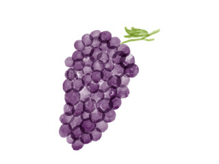 シンプルなブドウのイラスト