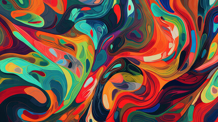 colourful abstract background - generative ai