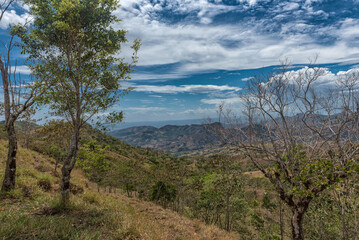 Fototapeta na wymiar Green landscape in the Tabasara Mountains, Panama