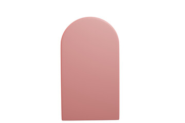 pink plastic tube isolated