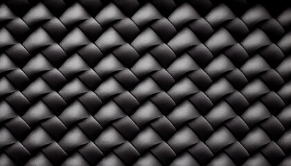 Fototapeta premium Gray leather woven texture background with Generative AI Technology
