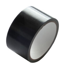 転がるように置いた黒色の布テープ