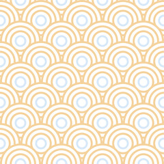 Vector seamless pattern with geometric circle