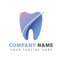 Dental health logo design. Keep your teeth clean, dental clinic vector sign