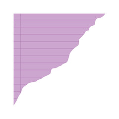 Paper Torn Corner Frame