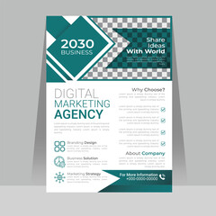 Digital marketing agency design flyer start your business design best quality flyer design