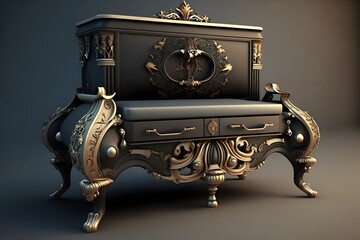 royal furniture created using AI Generative Technology