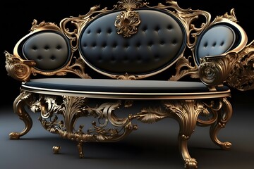 royal furniture created using AI Generative Technology