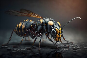 insects created using AI Generative Technology