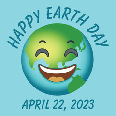 Happy Earth Day, vector for Posters and Illustrations