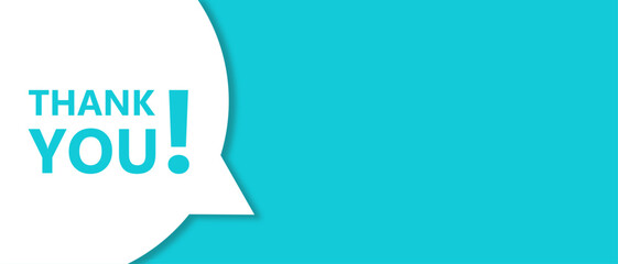 thank you text with colorful background vector