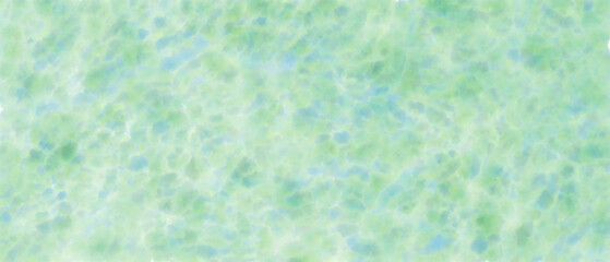 Watercolor background in light green and blue