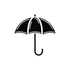 Umbrella icon logo design vector