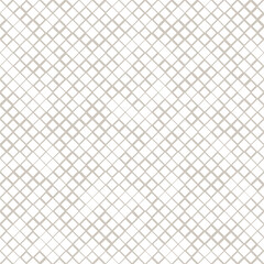 Vector seamless pattern. Modern stylish texture. Repeating geometric tiles. Monochrome square trellis. Trendy graphic design. Can be used as a swatch for illustrator.
