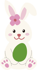 Cute Easter Bunny Pattern