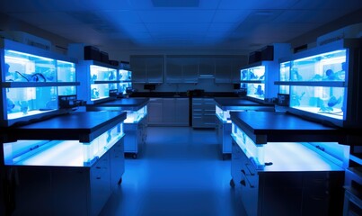 Fototapeta premium Laboratory room made with generated ai