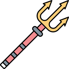 Bloody wand Trendy Color Vector Icon which can easily edit

