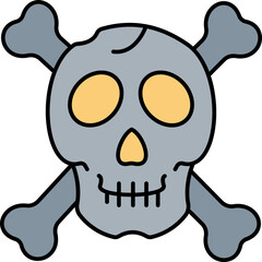 Cranial bones Trendy Color Vector Icon which can easily modify or edit

