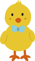 Cute Standing Easter Chick Pattern