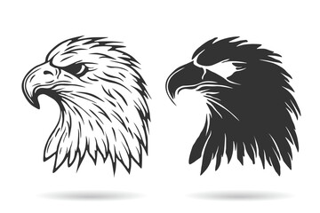 Eagle head icon. Freedom element set vector ilustration.